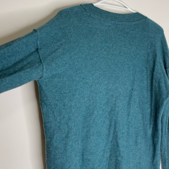 Anthropologie Pilcro Cashmere Teal Blue Womens Sweater Size Small - Picture 4 of 9